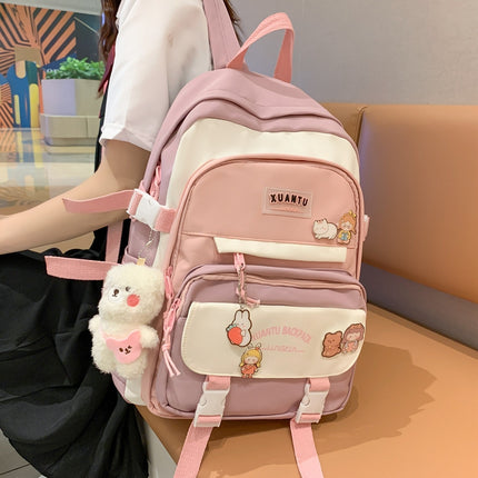 Korean Style Fashion All-match Large Capacity Backpack Set