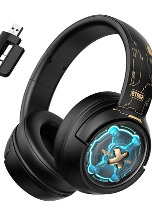 ONIKUMA GT802 Tri-Mode Gaming Headset – RGB Space Capsule Design with 1000mAh Battery