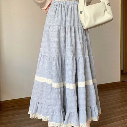 Sense Stitching Gentle Drape Skirt