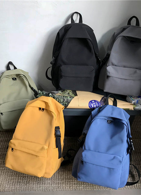 Schoolbag Korean Harajuku Ulzzang Large Capacity High School College Student Simple Backpack Ins Fashion