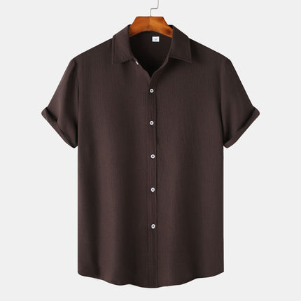 Casual Short-sleeved Men's Shirt