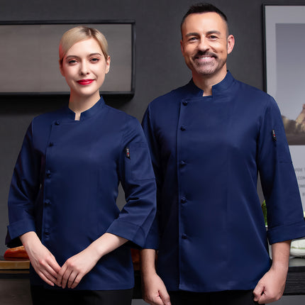 Long Sleeve Autumn And Winter Men's And Women's Chef Uniform