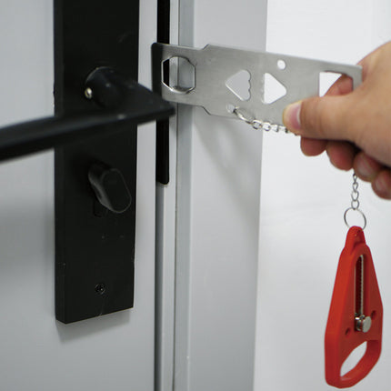 Portable Dual-Use Door Stopper Lock