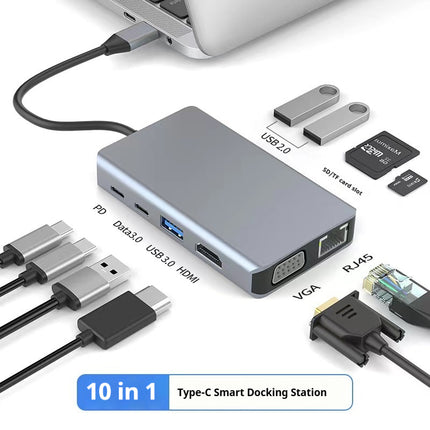3in1 Up 12in1 Multi-function Type-C Expansion Dock Station