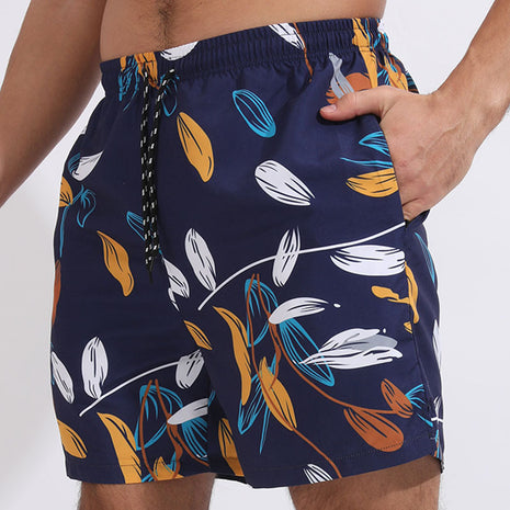 En los shorts de playa Bud