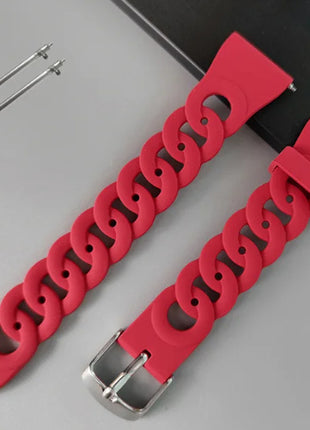 スマートウォッチ リング ブレスレット シリコン製汎用腕時計リストバンド