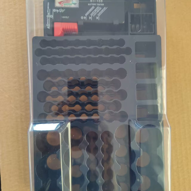 Battery Storage Box with Free Test Indicator