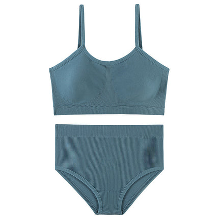 No Steel Ring Comfortable Breathable Bra & Panties Set