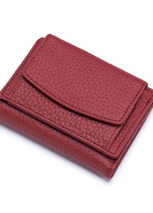 Japanese Style Leather Mini Wallet