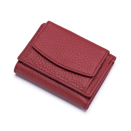 Japanese Style Leather Mini Wallet