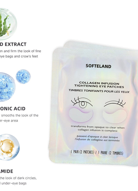 SOFTLAND Collagen Eye Patch | Hydrating Under-Eye Treatment