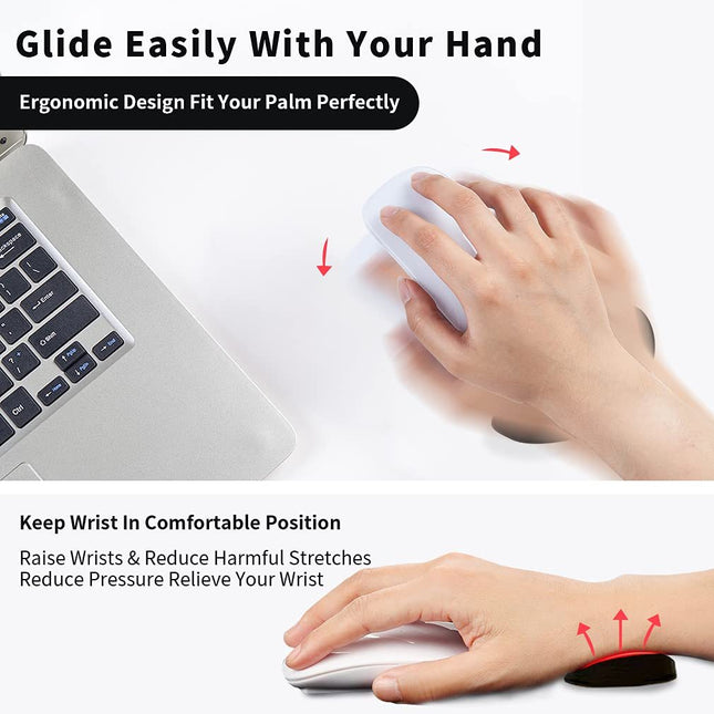 Ergonomic Mouse Wrist Rest Silicone Gel Non-Slip Streamline Support