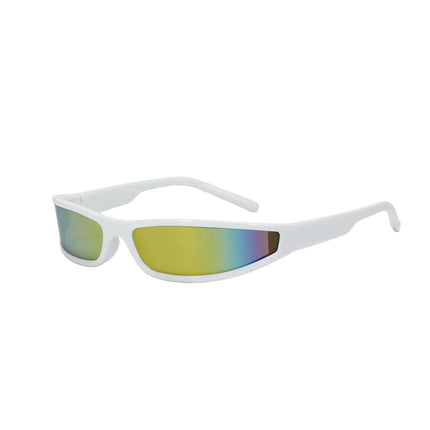 Y2G Futuristic Sleek Tech-Style Narrow Frame Sunglasses UV400
