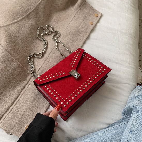 Leather Scrub Shoulder Handbags