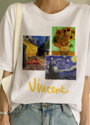Van Gogh oil T-shirt