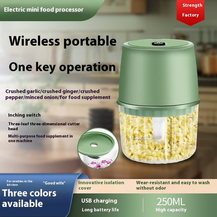 MiniCharge™ USB Electric Portable Wireless Food Chopper for Fast, Effortless Prep
