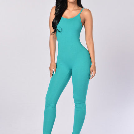 Skinny Backless Sling Jumpsuit