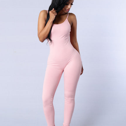 Skinny Backless Sling Jumpsuit