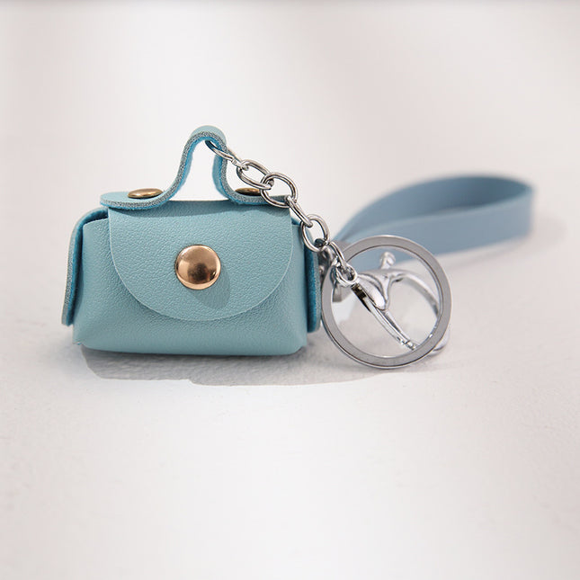 PU Personality Handbag Keychain Coin Purse