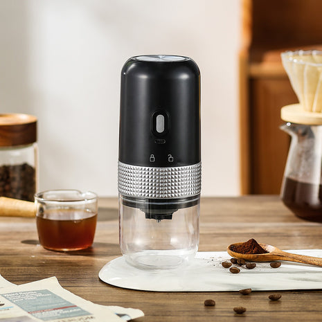 Molinillo de café cerámico eléctrico portátil con carga USB