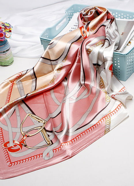 High-end Versatile Vintage Printed Workplace Scarf