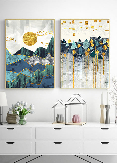 Montaña abstracta - 60x90 cm