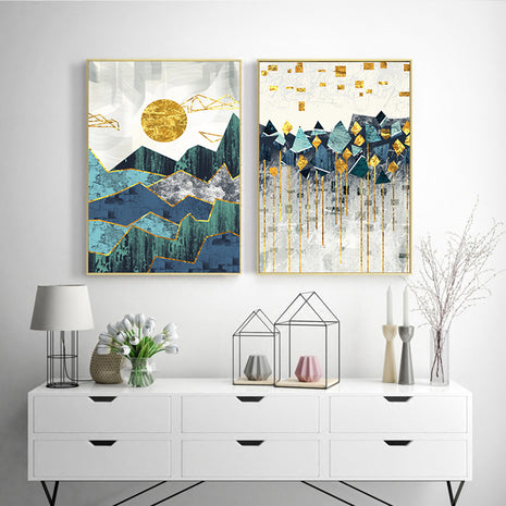 Montaña abstracta - 60x90 cm