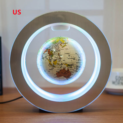 World Map LED Floating Magnetic Levitation Light