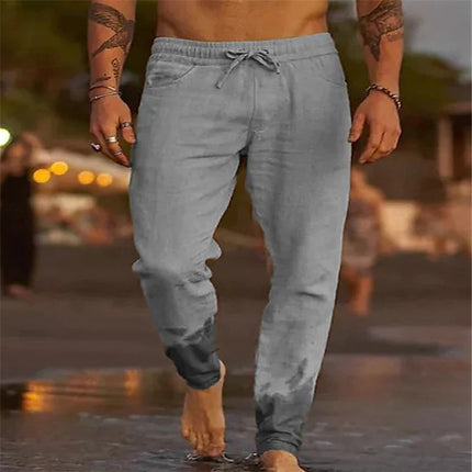 Cotton Linen Loose Beach Pants