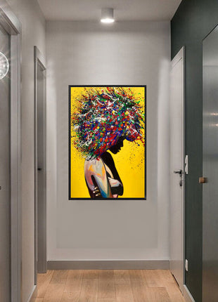 فتاة الورد - 60×90 سم