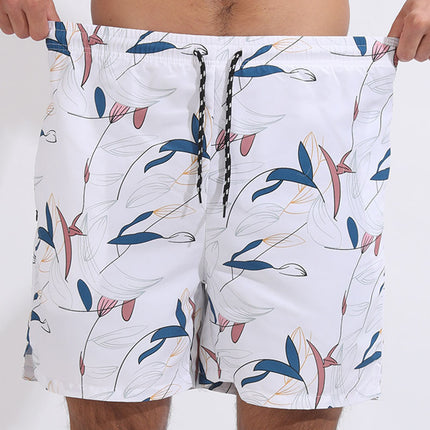 Fernleaf Hedge Bamboo Fence Beach Shorts