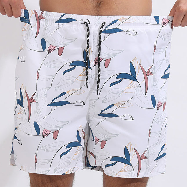 Fernleaf Hedge Bamboo Fence Beach Shorts