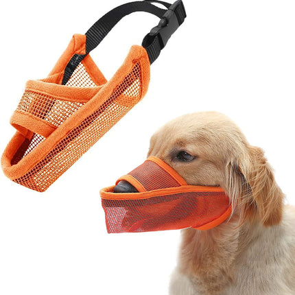 Breathable Mesh Muzzle For Dogs Anti-bite Anti-barking Anti-eating Anti-barking For Large Medium And Small Dogs