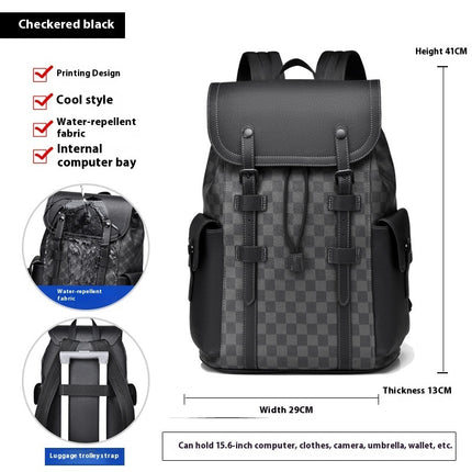 Curved Shoulder Strap New Casual Business Travel Backpack
