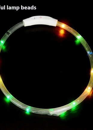 光るLED首輪 USB充電式