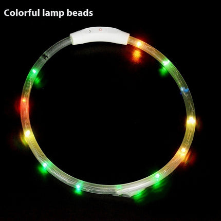 Glowing LED Collar USB Charging