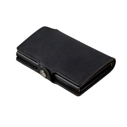 RFID PU Metal Card Holder Wallet