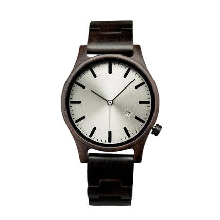 Unisex Natural Wood Quartz Watch – Minimalist Pointer Timepiece