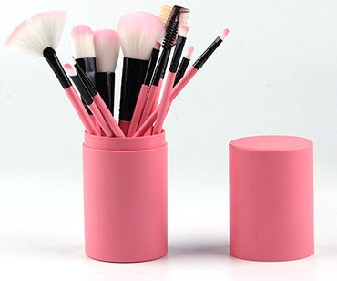 12 pcs Makeup Brush Set in a Box
