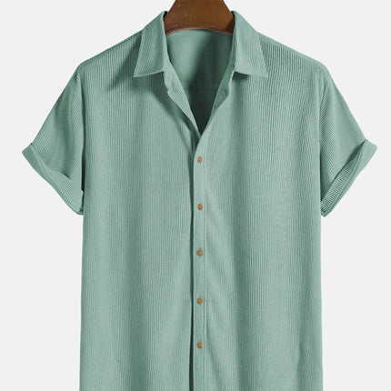 Casual Short-sleeved Men's Shirt