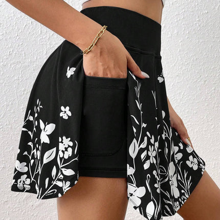 Minimalist Flower with Pockets Shorts
