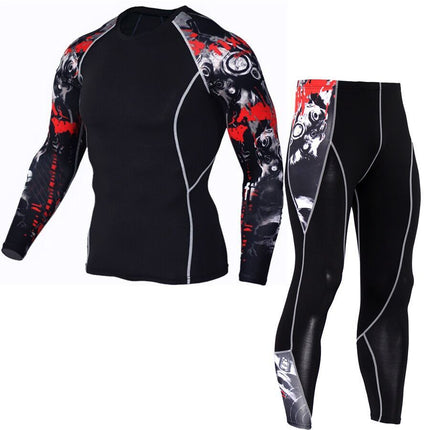 Long Sleeve & Pants Gym Suit