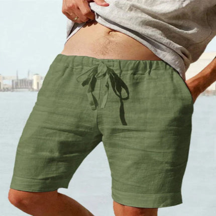 Casual Loose Cotton And Linen Shorts