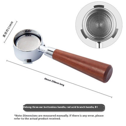 51mm Coffee Machine Modified Solid Wood Handle 43 types