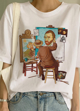 Van Gogh oil T-shirt