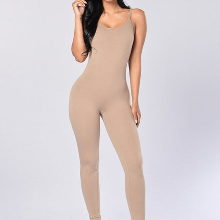 Skinny Backless Sling Jumpsuit