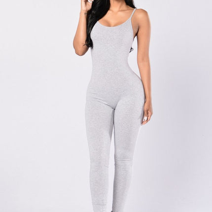 Skinny Backless Sling Jumpsuit