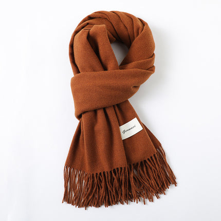 Tassel Cashmere Scarf