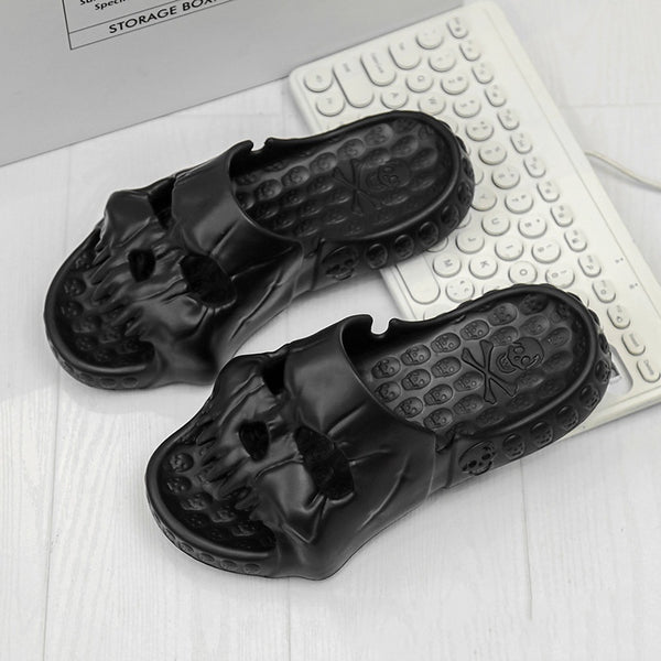 Skull Design Halloween Slippers Indoor & Outdoor