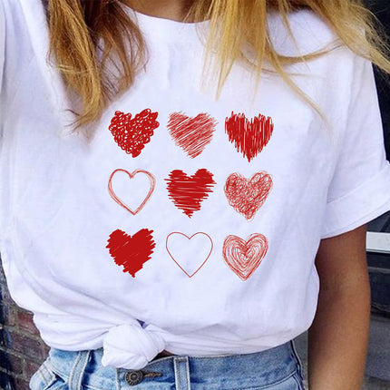 Cute 90s Love Short Sleeve T-shirt